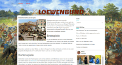 Desktop Screenshot of loewenbund.de